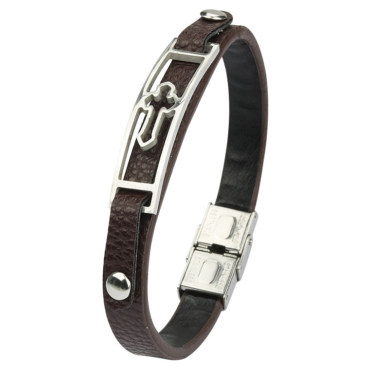 Bracciale cattolico con croce 2
