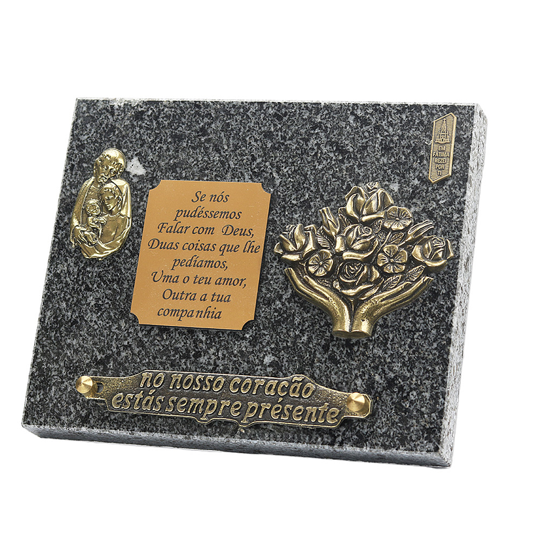 Placa funeraria de granito 3