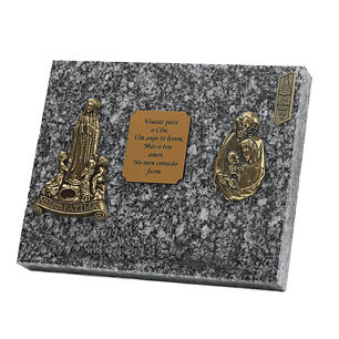 Granite funeral plaque