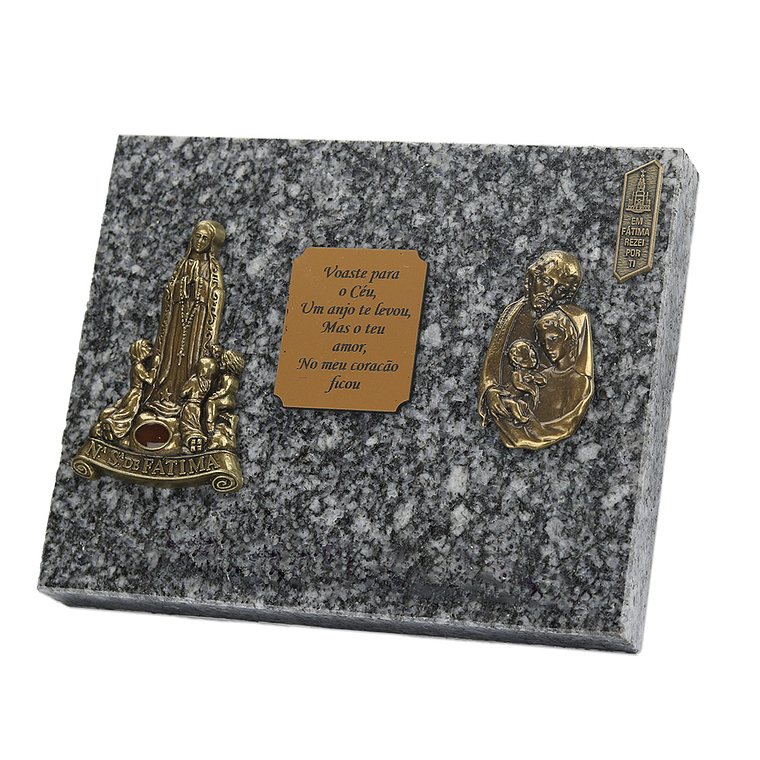 Placa funerária de granito 2