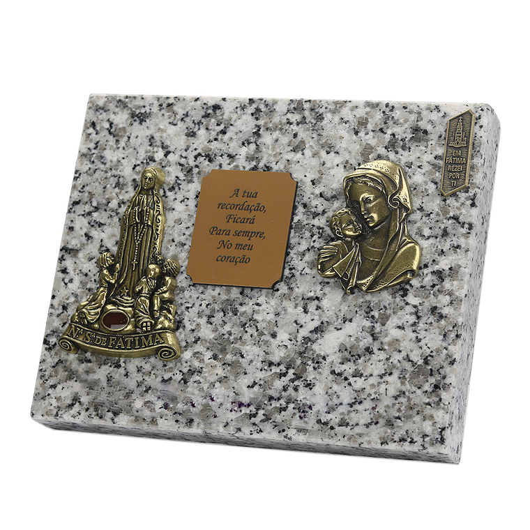 Placa funerária de granito 3