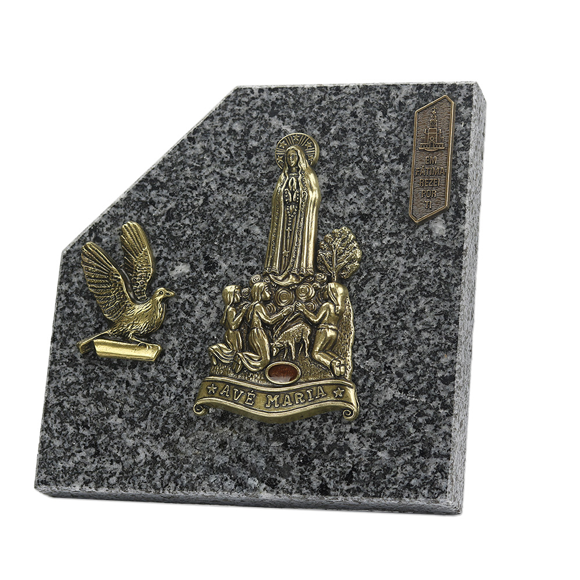 Placa funeraria de granito 1