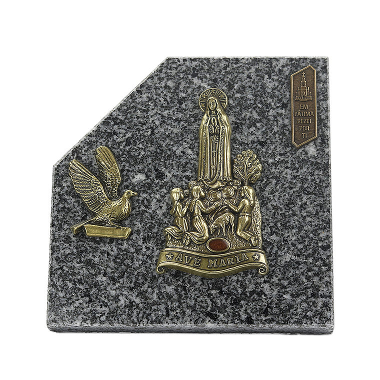 Placa funeraria de granito 2