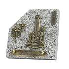 Placa funerária de granito 1