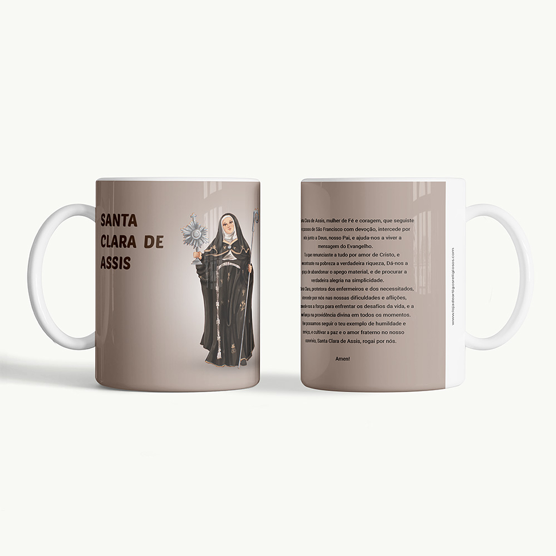 Saint Clare of Assisi Mug 1