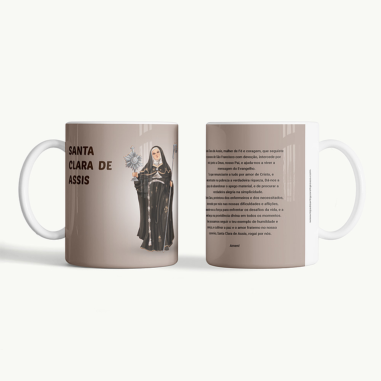 Saint Clare of Assisi Mug 1