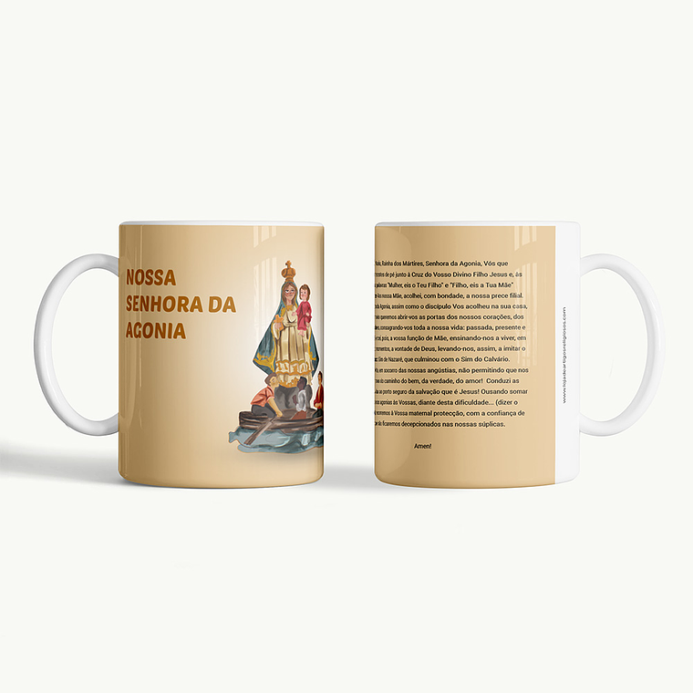 Caneca de Nossa Senhora da Agonia 1