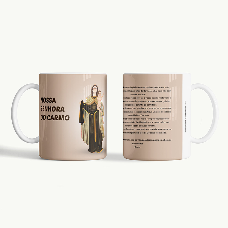 Caneca de Nossa Senhora do Carmo 1