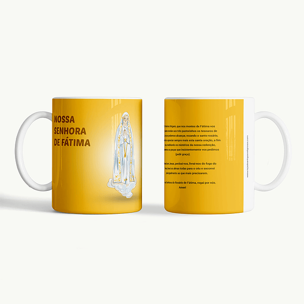 Caneca de Nossa Senhora de Fátima 1