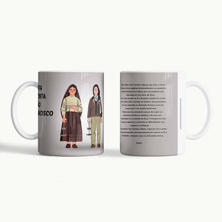Taza de Santa Jacinta y San Francisco Marto 1