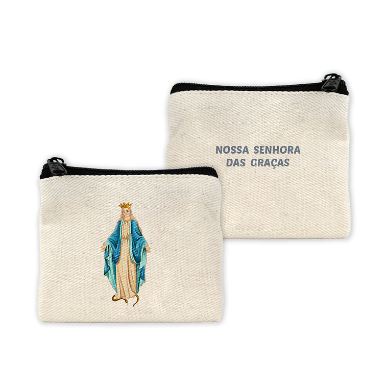 Carteira para terço de Nossa Senhora das Graças 1