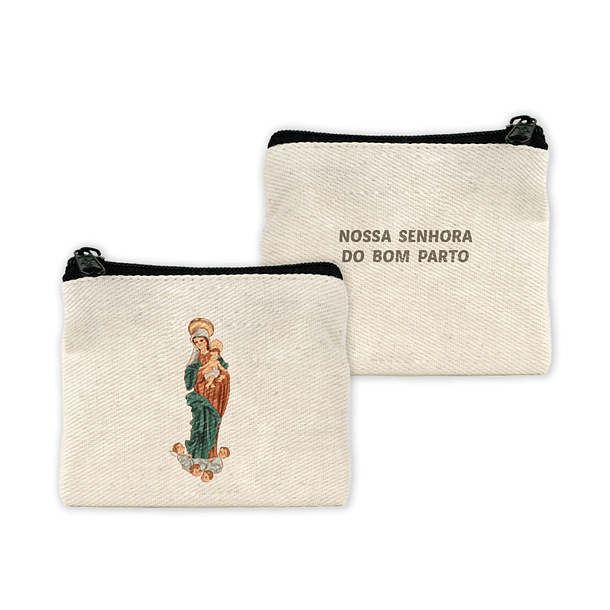 Carteira para terço de Nossa Senhora do Bom Parto 1