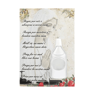 Water of Fatima with card
