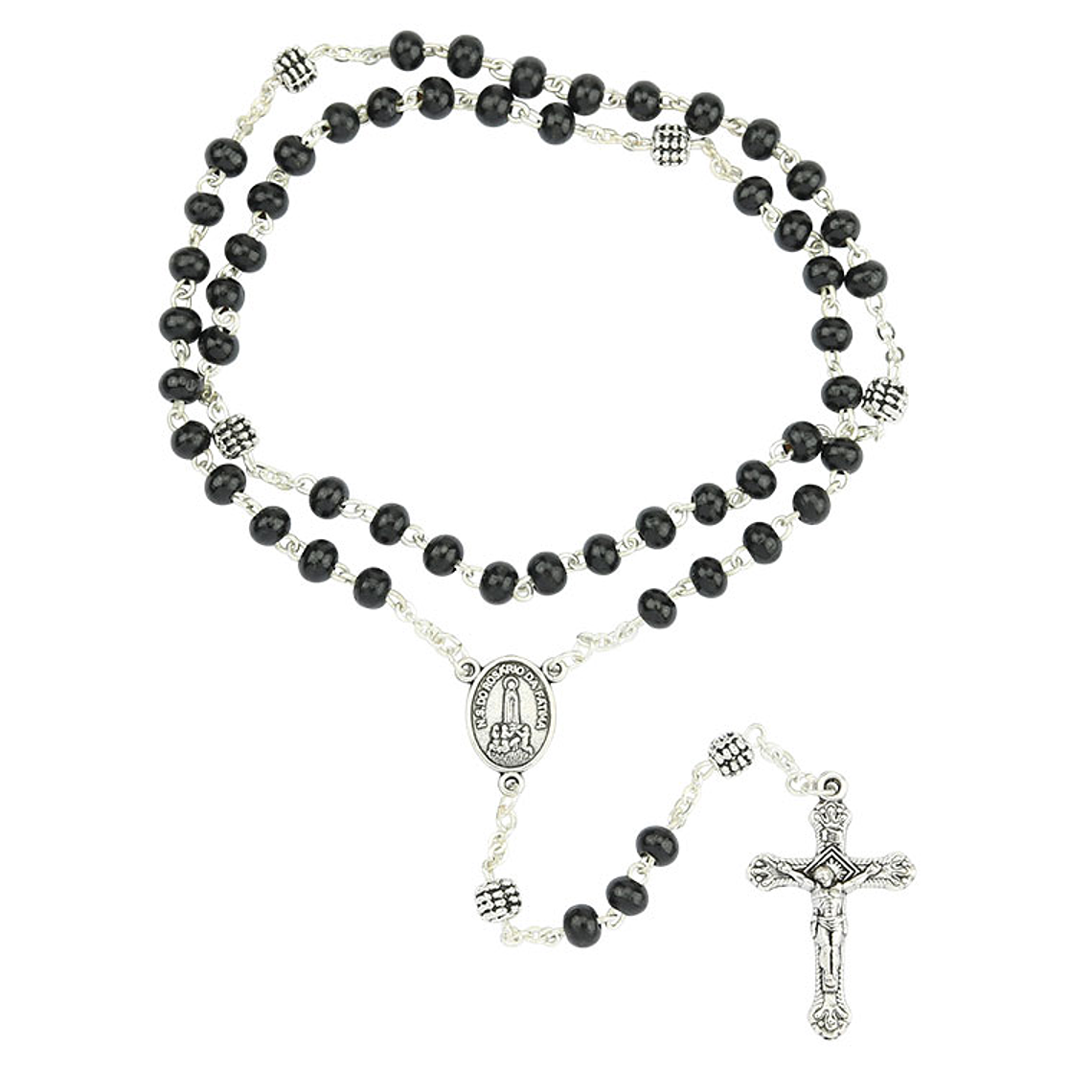Wood and zama rosary 1