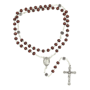 Wood and zama rosary