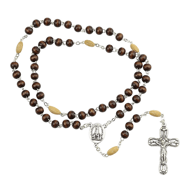Rosary with olive tree seed 1