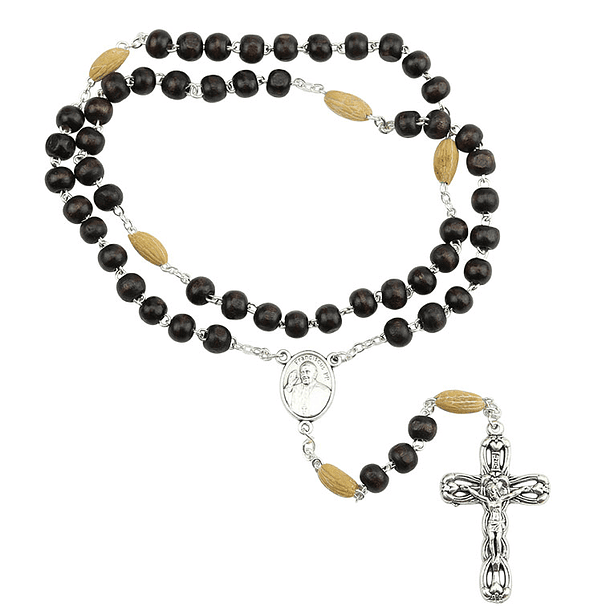 Rosary with olive tree seed 2
