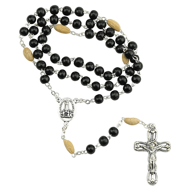 Rosary with olive tree seed 4