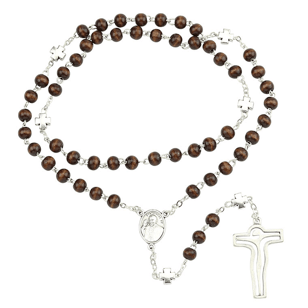 Wood Rosary of Fatima 1