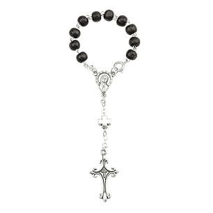 Wood decade rosary