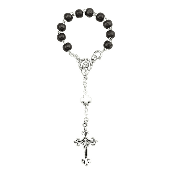 Wood decade rosary 1
