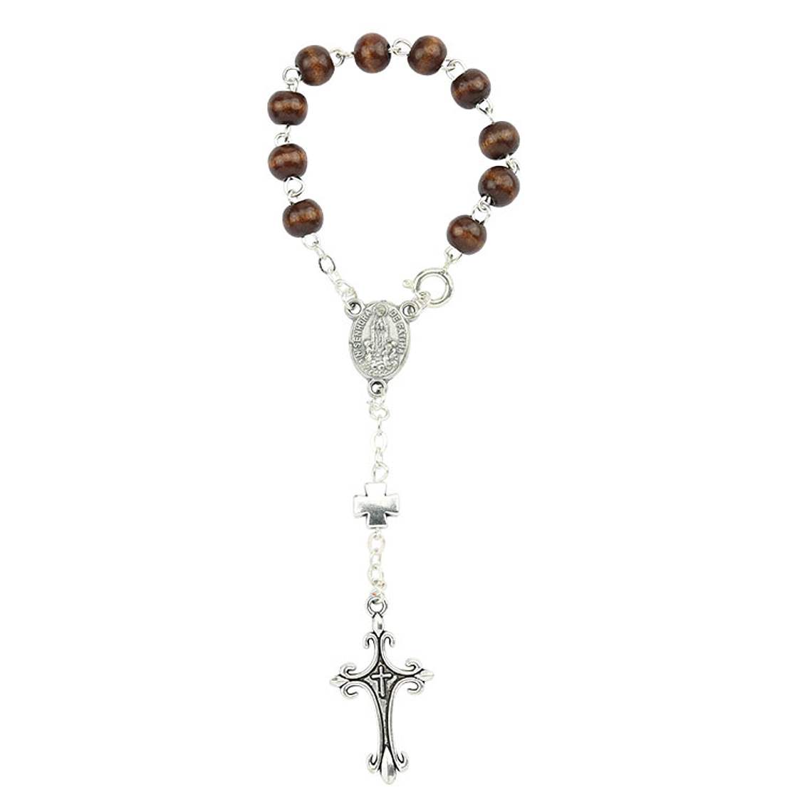 Wood decade rosary 2