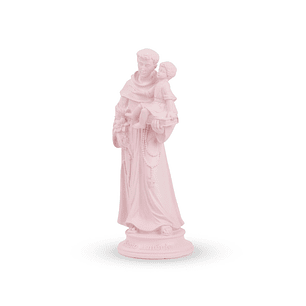 Saint Anthony pink statue