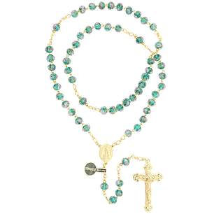 Rosary of Fatima Murano glass