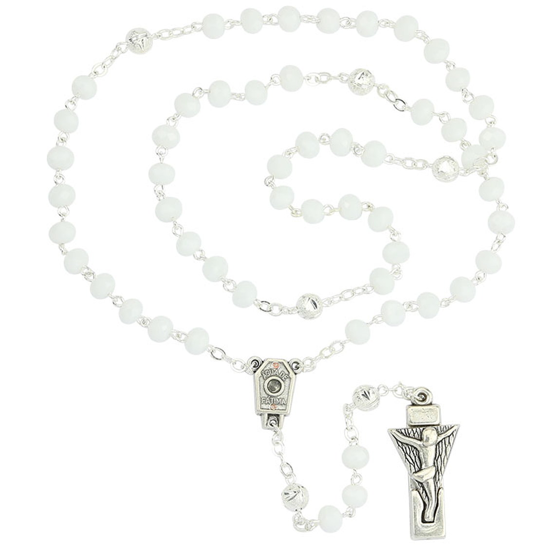 Rosario di Fatima in cristallo 4