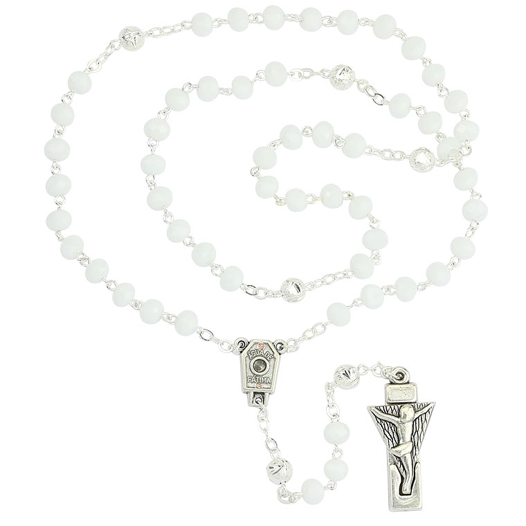 Rosario di Fatima in cristallo 4