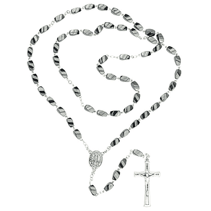 Hematite rosary of Fatima