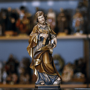 Wood statue of Saint Joseph