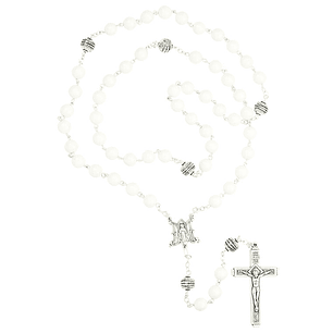 Rosary of tridacna stone