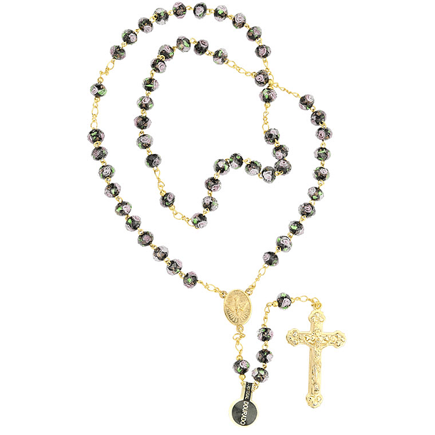 Rosary of Fatima Murano glass 4