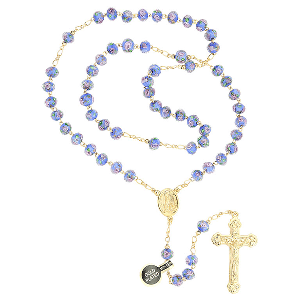 Rosary of Fatima Murano glass 5