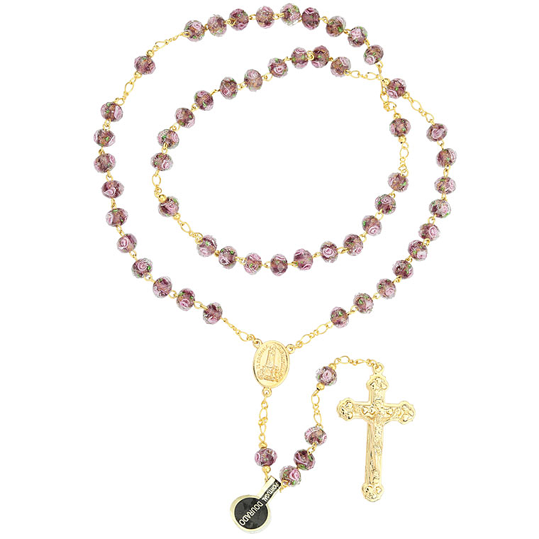 Rosary of Fatima Murano glass 7