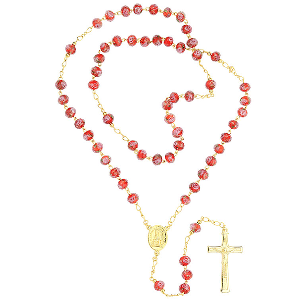Rosary of Fatima Murano glass 6