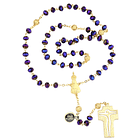 Terço de Fátima dourado 3