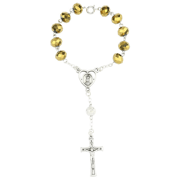 Crystal decade rosary  1