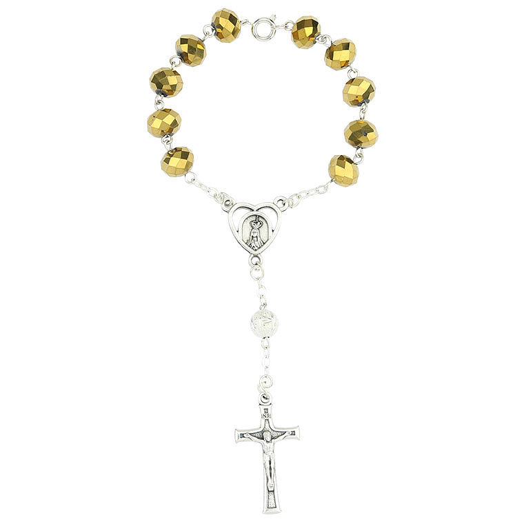 Crystal decade rosary  1