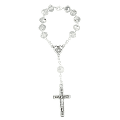 Crystal decade rosary 