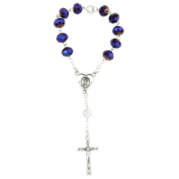 Crystal decade rosary  3
