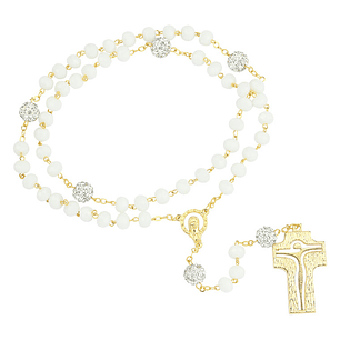 Crystal rosary of Fatima