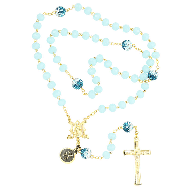 Crystal and Shamballa rosary 1