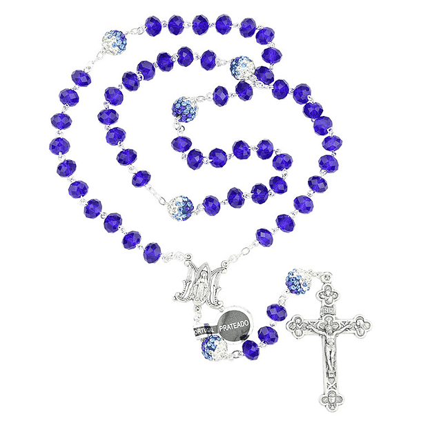 Rosary beads of crystal and Shamballa 3