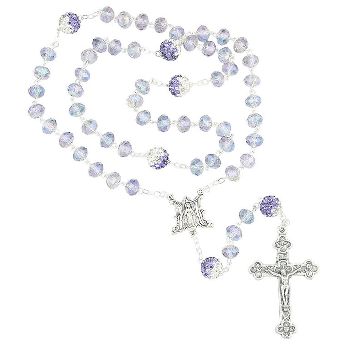 Terço de cristal e Shamballa 5