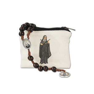 Wallet and Rosary of Saint Rita