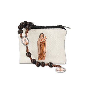 Wallet and Rosary of Saint Therese