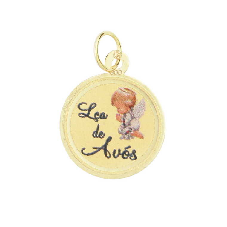 Grandparents souvenir 19.2 carat gold medal 1