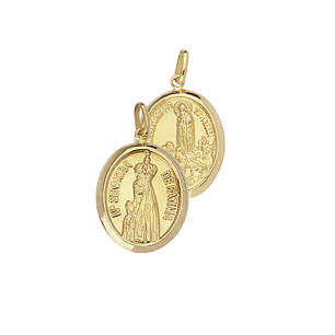 Fatima Medal in 19.2 carat gold